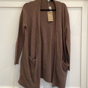 Madwwell light brown sweater cardigan